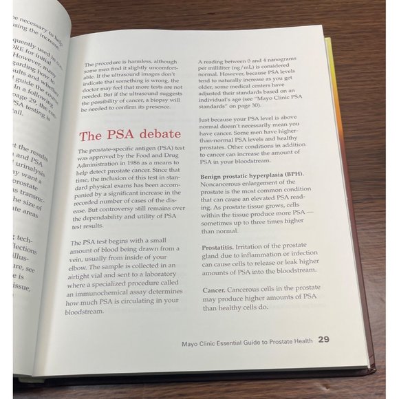 Mayo Clinic Essential Guide to Prostate Health 1st Edition 2009 Hardcover - Picture 3 of 9